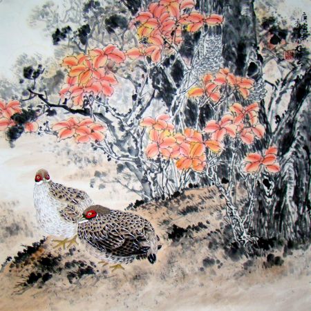 杨秀泽 贵州侗族青年花鸟画家