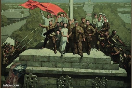 解放南京过程图片