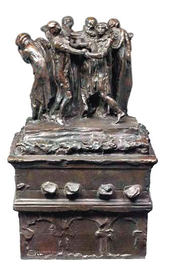 罗丹雕塑作品加莱义民图片