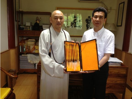 北京大学黄恒学教授访问北京云居寺