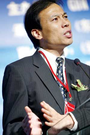 新华都实业总裁兼ceo唐骏.