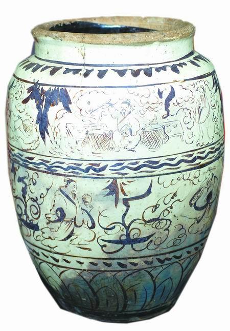 明代磁州窑的酒坛有故事