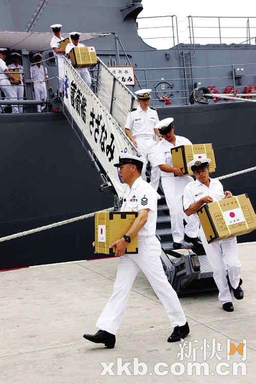 日本海上自卫队舰艇首度抵达我国访问,中国海军南海舰队司令员