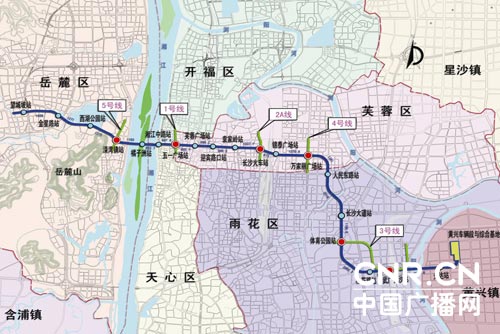 长沙首条轨道交通线路国庆前开工