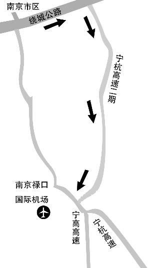 机场二通道线路图图片