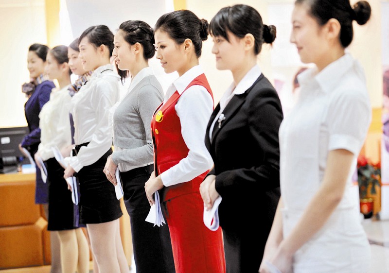 解密厦航空乘考场