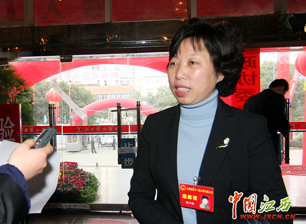 省人大代表张小红:赣绣将亮相上海世博会 中国江西网:2010-1-27 13:30