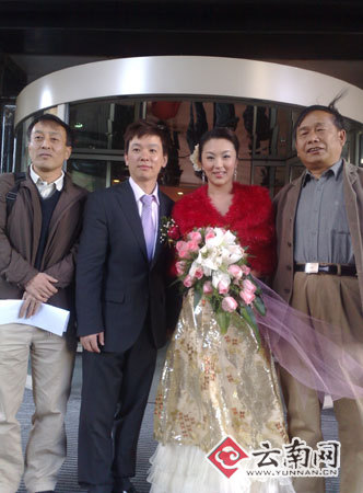 奥运冠军黄旭迎娶昆明新娘 曾经的冠军队友举行婚礼