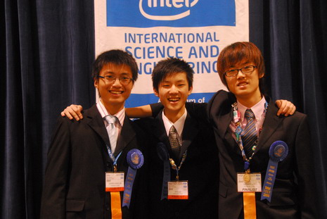 薛来和他的团队获得isef2009计算机团体一等奖中新网3月12日电 浩浩