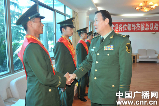 云南省武警总队领导图片