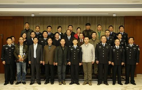 李东生焦利蔡安季张江李文喜参加会见弘扬人民公安为人民主旋律