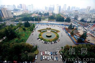 昆明东风广场平面图图片