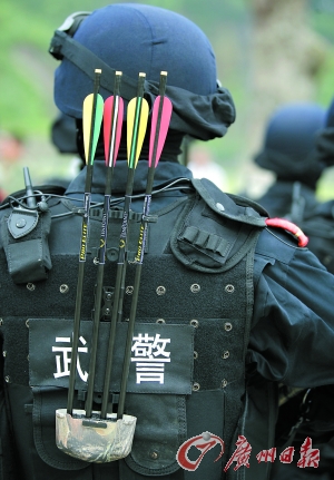 武警广州支队进行实战演练确保亚运安全(组图)