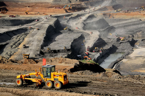 乌兰木伦煤矿图片
