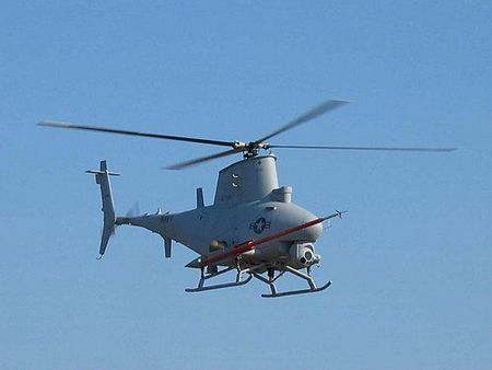 美军mq8b无人机将与近海战斗舰进行集成测试