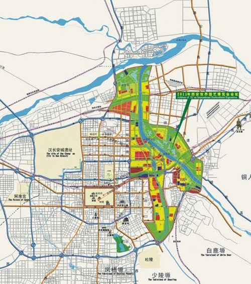 浐灞生态区范围地图图片