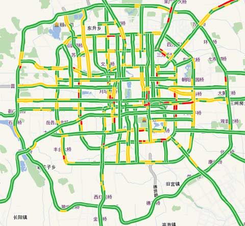北京四环线路地图图片
