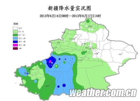 > 正文 中國天氣網訊 自6月14日以來,新疆南疆阿克蘇,克州,喀什,和田