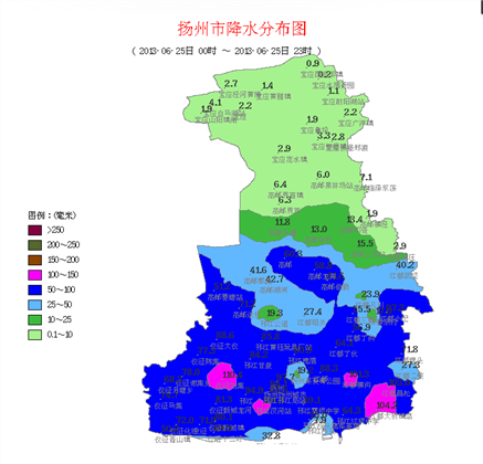 暴雨襲江蘇揚州 部分路段積水嚴重(圖)|暴雨|揚州|積水_新浪天氣預報