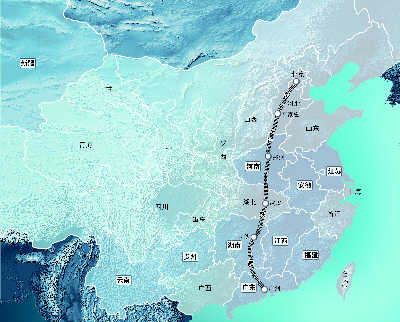 2008雪灾地图图片