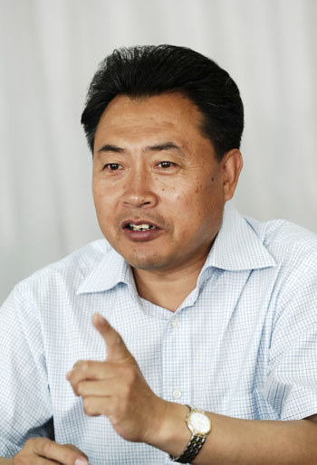 浦生林记者 张秋磊 摄谈"阳光人事"唯才是举,能者上,庸者下,为人才的