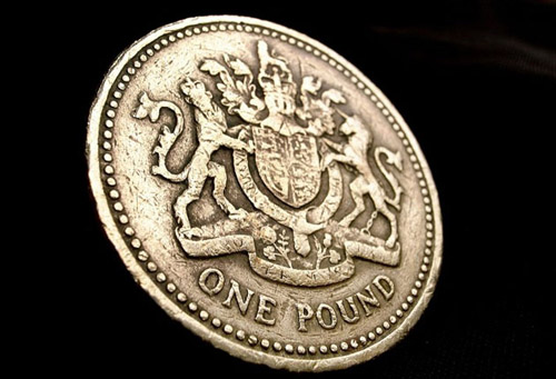 英国皇家造币厂对市面上流通的一英镑硬币进行了随机检测