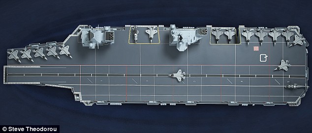 媒体刊登英军史上最大航空母舰设计图片(组图)