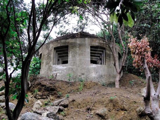 日本侵略者建的碉堡就藏在树丛中本报珠海讯珠海市金湾区文化部门近日