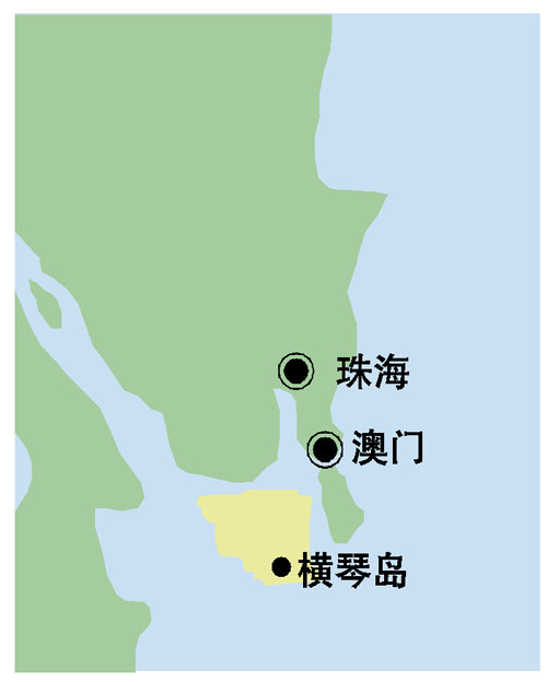 横琴岛地图图片