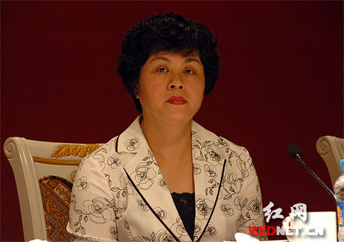 湖南省人民政府副省长甘霖主持会议