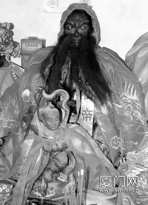 "五谷先帝"像同安有全国罕见的"盘瓠王神"庙?