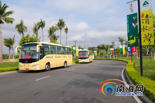 陵水清水灣至三亞鳳凰機場旅遊專線開通圖