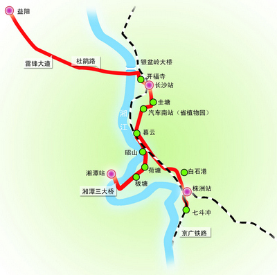 岳冠文)4年后,从长沙可以乘坐城际铁路前往株洲,湘潭和益阳