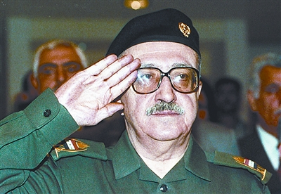 伊拉克前副总理阿齐兹被判绞刑