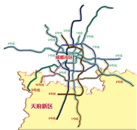 6条地铁通新区 龙泉15分钟到市区