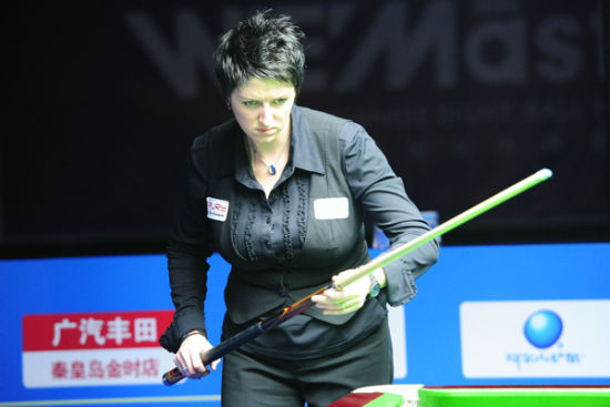 费雪:看好中式八球走向国际 希望设置女子组赛事