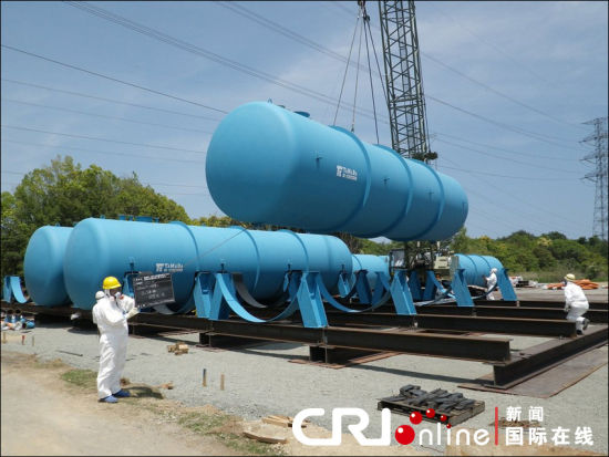 日本福岛第一核电站污水净化装置开始试运转(组图)