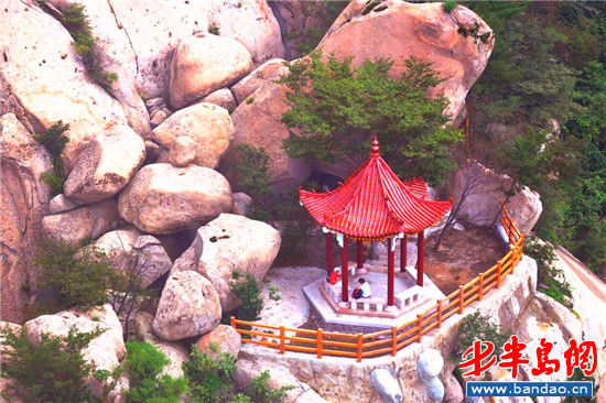 崂山巨峰添新景 "玉清宫"揭神秘面纱(图)