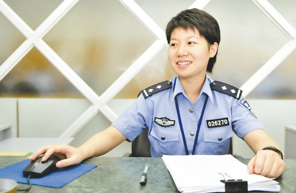 "80后"警花林静,主动申请支援灾区