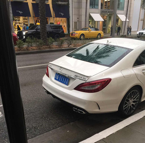 图据"刘泽宇gary"微博核心提示记者了解到,美国各个州对车牌的规定是