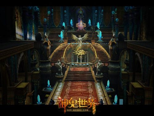 图3-《神鬼世界》实景截图—恢弘皇家圣殿