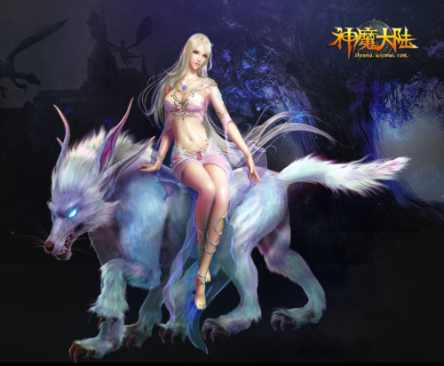 图1《神魔大陆》实景截图-最美的女神