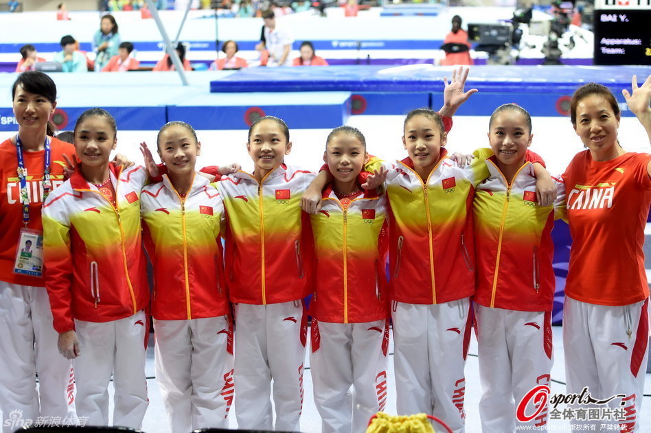 中国女子体操队 资料图