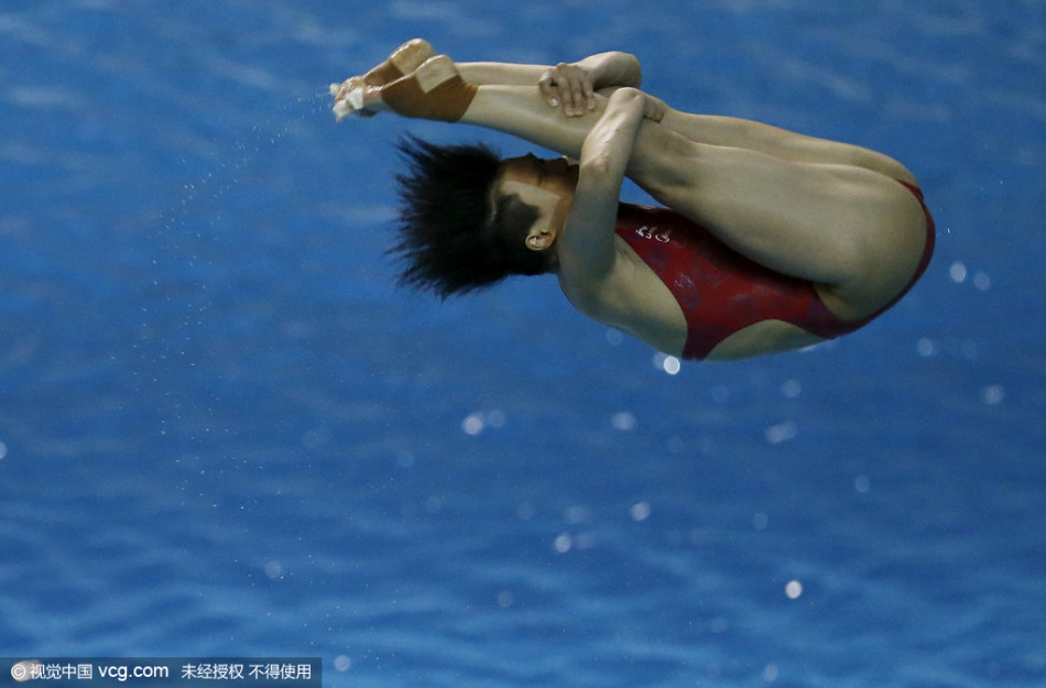 施廷懋在比赛中