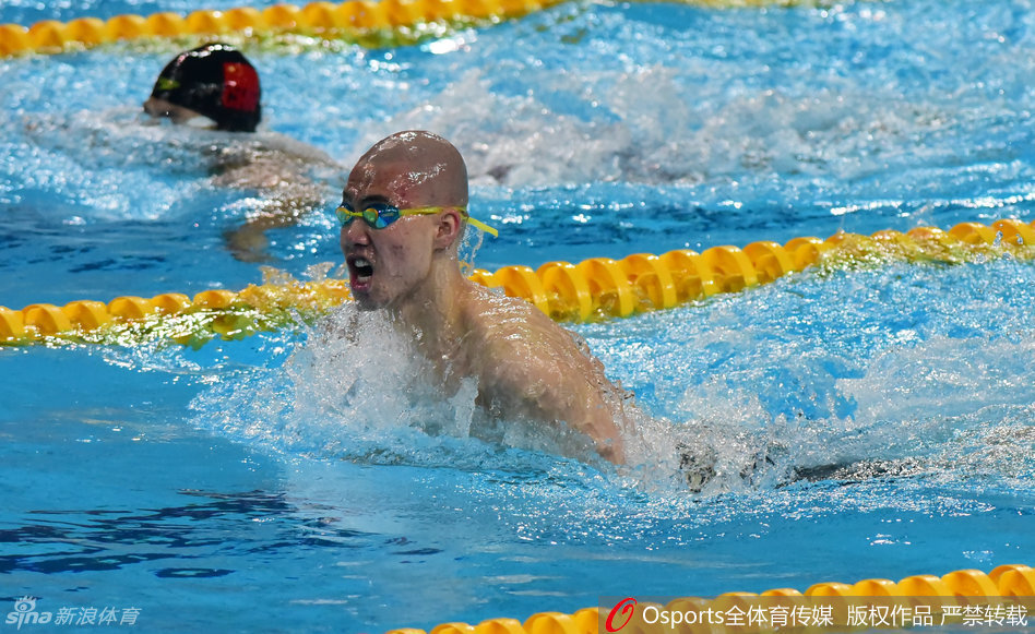 王立卓在比赛中