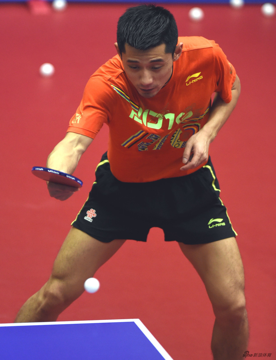 张继科备战亚预赛