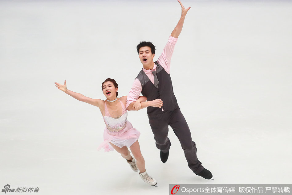 王诗玥/柳鑫宇在比赛中