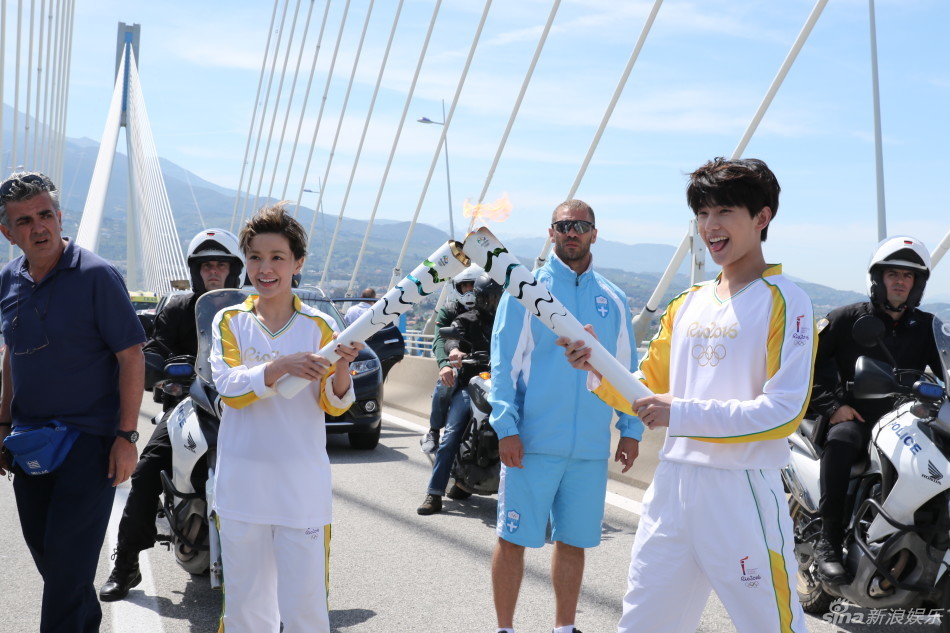 杨洋、郭采洁担任里约奥运会火炬手