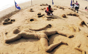 东南亚纪念海啸4周年(图)