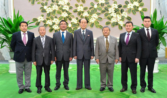 蒙古总统顾问访朝会见金永南 望扩大合作关系